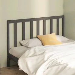 Vidaxl Tête de lit Gris 166x4x100 cm Bois massif de pin 817702* Tête De Lit