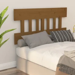Tête de lit Marron miel 203,5x3x81 cm Bois massif de pin 819143><noscript><img width=