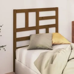 Vidaxl Tête de lit Marron miel 106x4x104 cm Bois massif de pin 818178* Tête De Lit