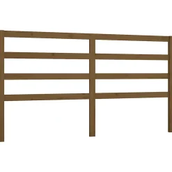 Vidaxl Tête de lit Marron miel 206x4x100 cm Bois massif de pin 817663* Tête De Lit
