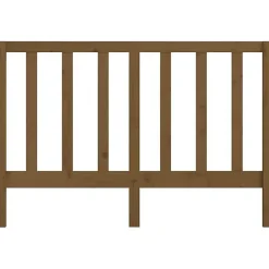 Vidaxl Tête de lit Marron miel 156x4x100 cm Bois massif de pin 817698* Tête De Lit