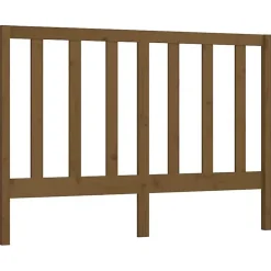 Vidaxl Tête de lit Marron miel 156x4x100 cm Bois massif de pin 817698* Tête De Lit