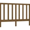 Tête de lit Marron miel 146x4x100 cm Bois massif de pin 817693>Vidaxl New