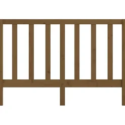 Tête de lit Marron miel 146x4x100 cm Bois massif de pin 817693><noscript><img width=