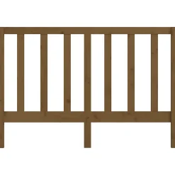 Tête de lit Marron miel 146x4x100 cm Bois massif de pin 817693><noscript><img width=