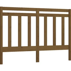 Tête de lit Marron miel 126x4x100 cm Bois massif de pin 817783>Vidaxl Outlet