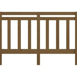 Tête de lit Marron miel 126x4x100 cm Bois massif de pin 817783><noscript><img width=