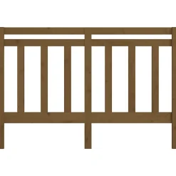 Tête de lit Marron miel 126x4x100 cm Bois massif de pin 817783><noscript><img width=