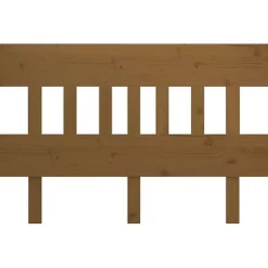 Vidaxl Tête de lit Marron miel 143,5x3x81 cm Bois massif de pin 819123* Tête De Lit