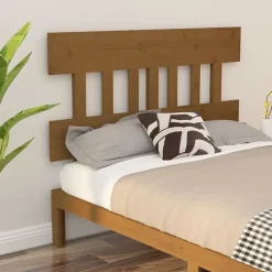 Vidaxl Tête de lit Marron miel 143,5x3x81 cm Bois massif de pin 819123* Tête De Lit