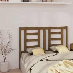 Vidaxl Tête de lit Marron miel 141x4x100 cm Bois massif de pin 818818* Tête De Lit
