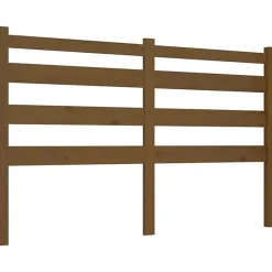 Vidaxl Tête de lit Marron miel 126x4x100 cm Bois massif de pin 818413* Tête De Lit