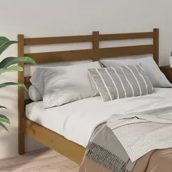 Vidaxl Tête de lit Marron miel 126x4x100 cm Bois massif de pin 818413* Tête De Lit