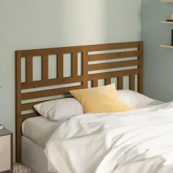 Vidaxl Tête de lit Marron miel, 141x4x100 cm Bois massif de pin* Tête De Lit