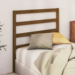 Tête de lit Marron miel 81x4x100 cm Bois massif de pin 817618><noscript><img width=