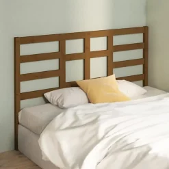 Tête de lit Marron miel 126x4x104 cm Bois massif de pin 818133><noscript><img width=