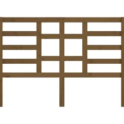 Tête de lit Marron miel 126x4x104 cm Bois massif de pin 818133><noscript><img width=