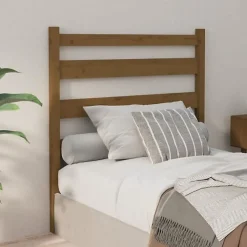 Vidaxl Tête de lit Marron miel 81x4x100 cm Bois massif de pin 818398* Tête De Lit