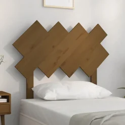 Vidaxl Tête de lit Marron miel 92x3x81 cm Bois massif de pin 819203* Tête De Lit