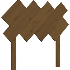 Vidaxl Tête de lit Marron miel 92x3x81 cm Bois massif de pin 819203* Tête De Lit