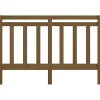 Vidaxl Tête de lit Marron miel 146x4x100 cm Bois massif de pin 817793* Tête De Lit