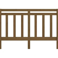 Vidaxl Tête de lit Marron miel 146x4x100 cm Bois massif de pin 817793* Tête De Lit