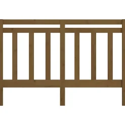 Vidaxl Tête de lit Marron miel 146x4x100 cm Bois massif de pin 817793* Tête De Lit