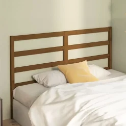 Tête de lit Marron miel 146x4x100 cm Bois massif de pin 817643><noscript><img width=