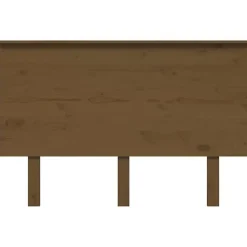 Vidaxl Tête de lit Marron miel 124x6x82,5 cm Bois massif de pin 819163* Tête De Lit