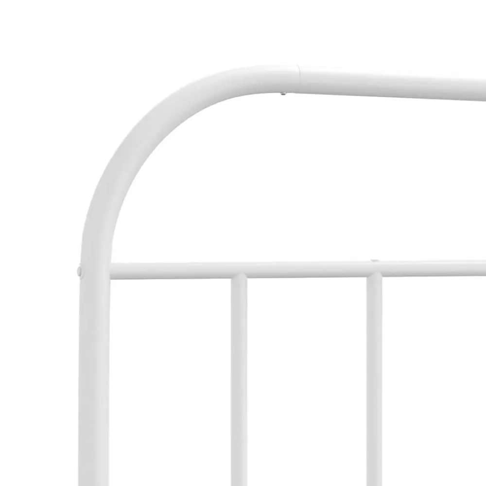 Vidaxl Tête de lit métal blanc 120 cm 353715* Tête De Lit