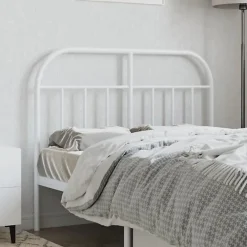 Vidaxl Tête de lit métal blanc 120 cm 353715* Tête De Lit
