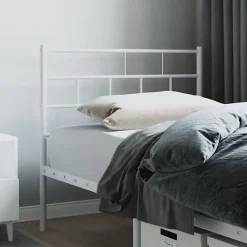 Tête de lit métal blanc 80 cm 355735>Vidaxl Discount