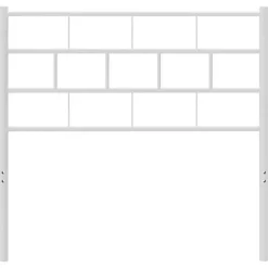 Tête de lit métal blanc 80 cm 355735><noscript><img width=