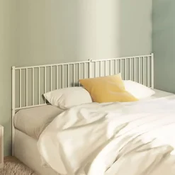 Vidaxl Tête de lit métal blanc 193 cm 350968* Tête De Lit