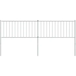 Vidaxl Tête de lit métal blanc 193 cm 350968* Tête De Lit