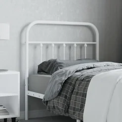 Tête de lit métal blanc 80 cm 352654>Vidaxl