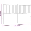 Vidaxl Tête de lit métal blanc 160 cm 350966* Tête De Lit