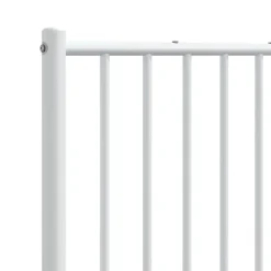 Vidaxl Tête de lit métal blanc 160 cm 350966* Tête De Lit