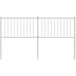 Vidaxl Tête de lit métal blanc 160 cm 350966* Tête De Lit