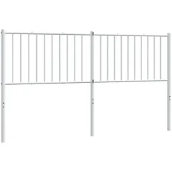 Vidaxl Tête de lit métal blanc 160 cm 350966* Tête De Lit