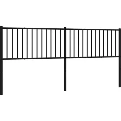 Tête de lit métal noir 193 cm 350901>Vidaxl Online