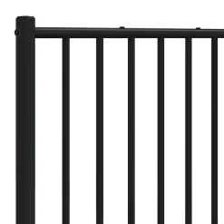 Tête de lit métal noir 193 cm 350901><noscript><img width=