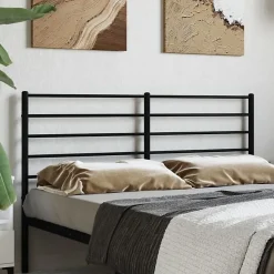 Tête de lit métal noir 135 cm 352351>Vidaxl Clearance