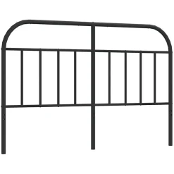 Vidaxl Tête de lit métal noir 140 cm 353668* Tête De Lit