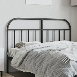 Vidaxl Tête de lit métal noir 140 cm 353668* Tête De Lit
