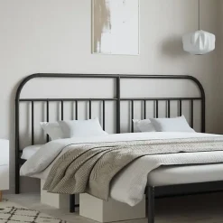 Tête de lit métal noir 200 cm 353673>Vidaxl Online