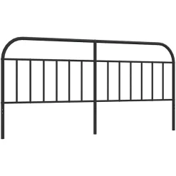Tête de lit métal noir 200 cm 353673>Vidaxl Online