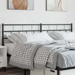 Vidaxl Tête de lit métal noir 193 cm 355696* Tête De Lit