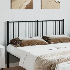 Tête de lit métal noir 160 cm 352515><noscript><img width=