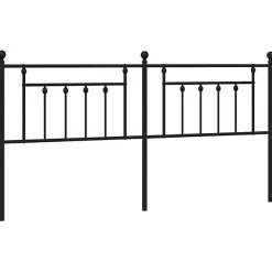 Tête de lit métal noir 200 cm 353575>Vidaxl Hot